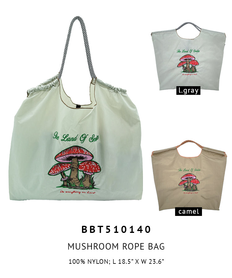 Mushroom Rope Bag