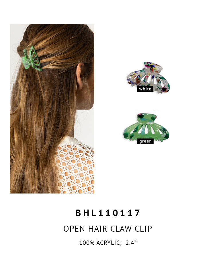 Open Hair Claw Clip