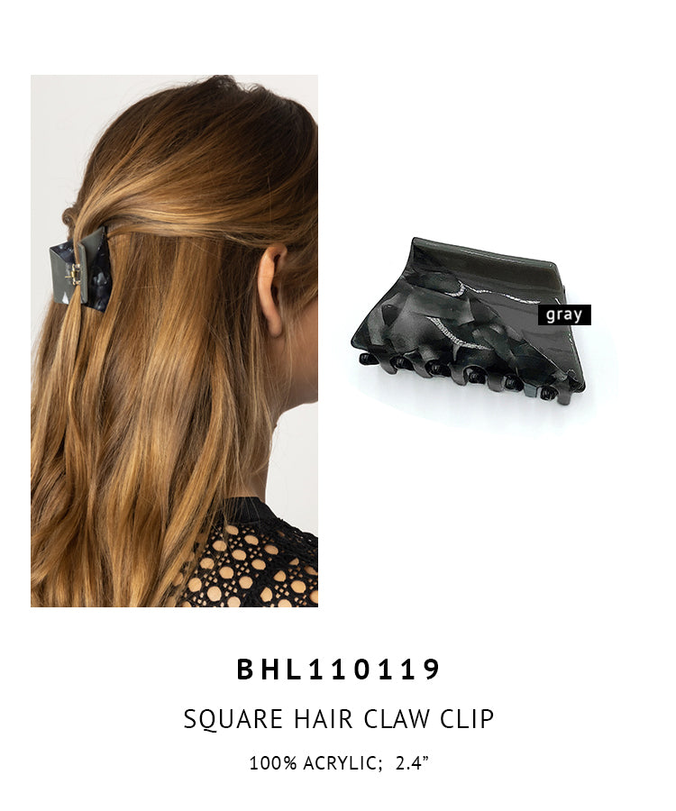 Square Hair Claw Clip