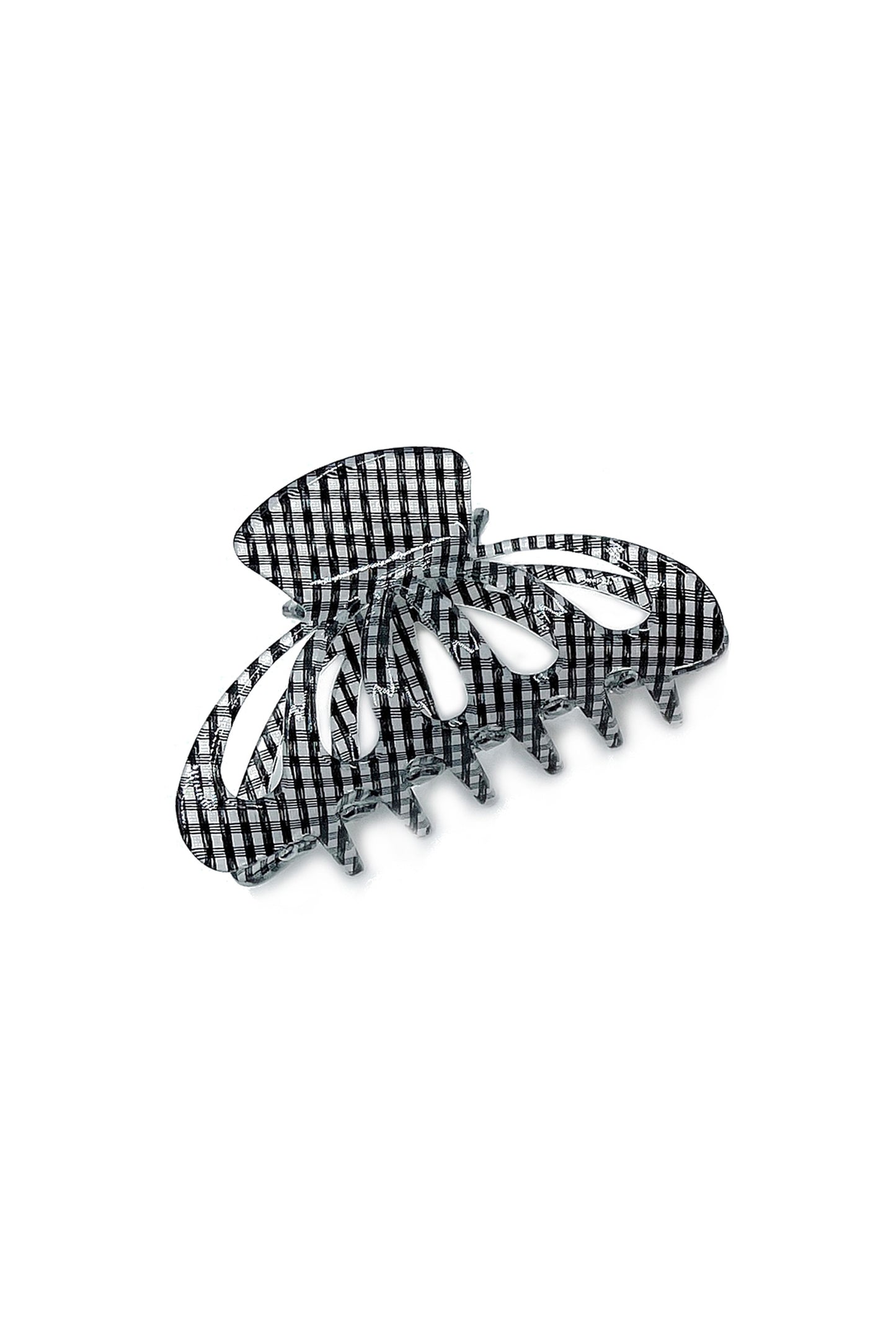 Gingham Hair Claw Clip