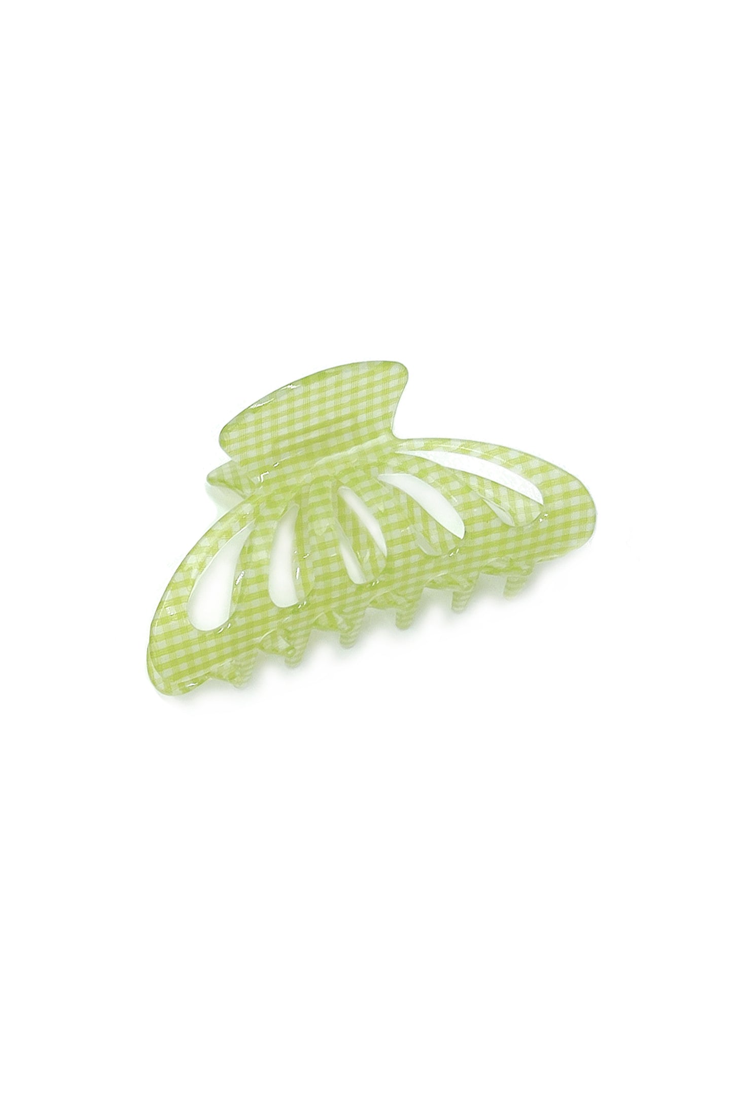 Gingham Hair Claw Clip