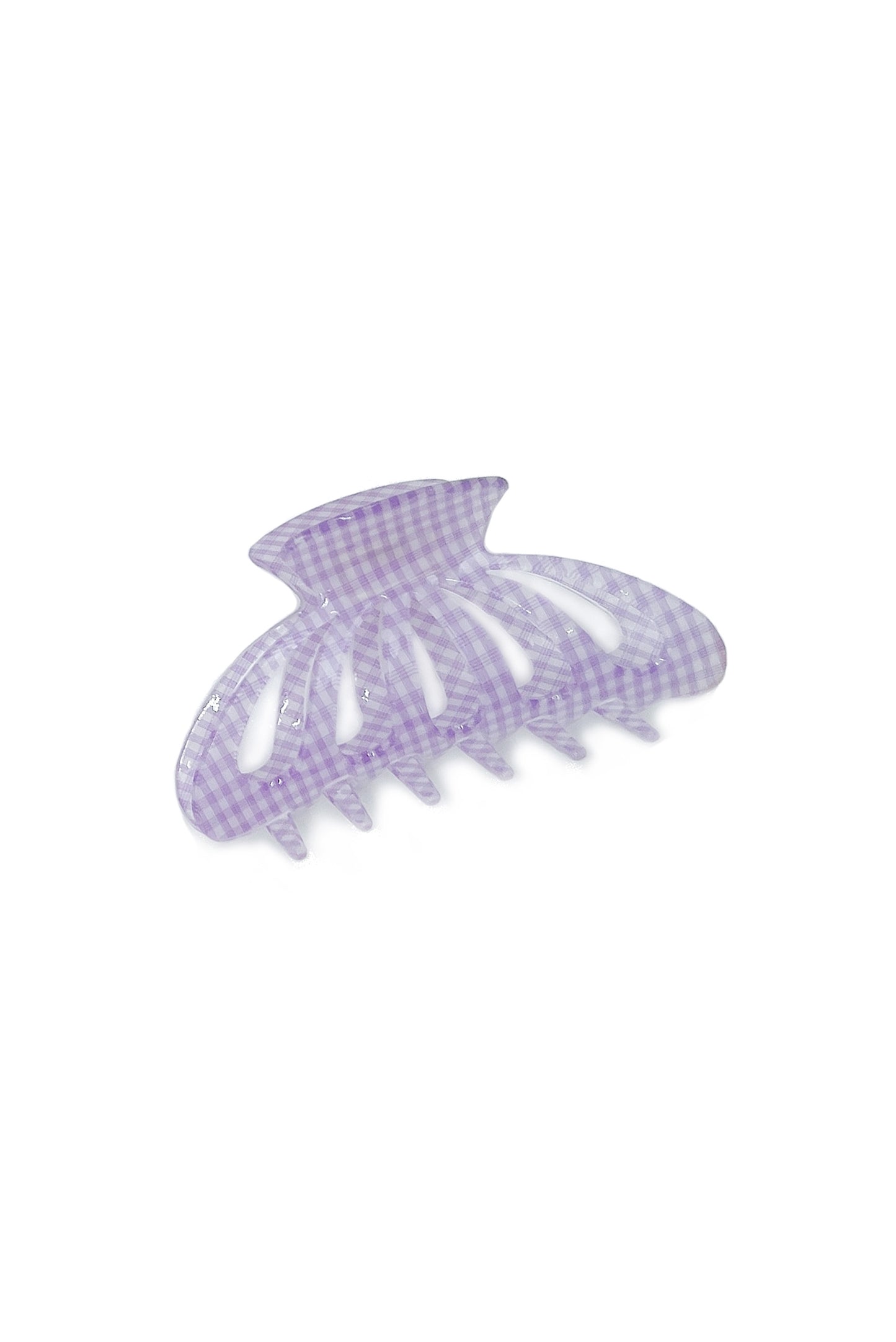 Gingham Hair Claw Clip