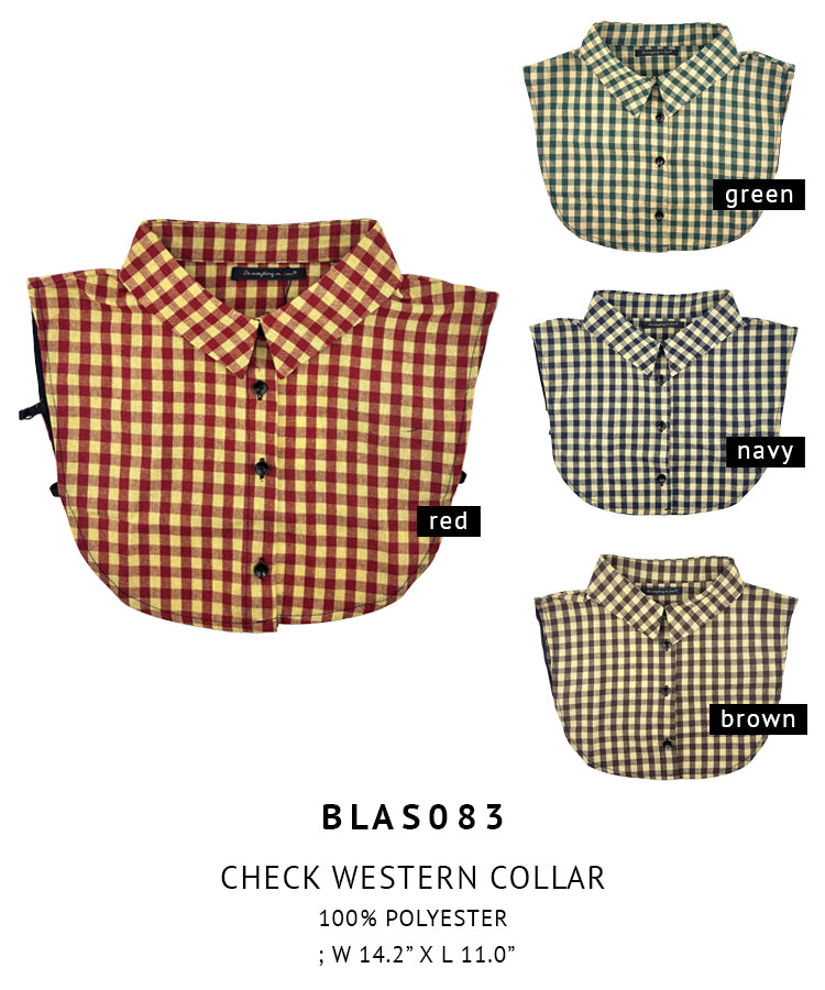 Check Western Collar