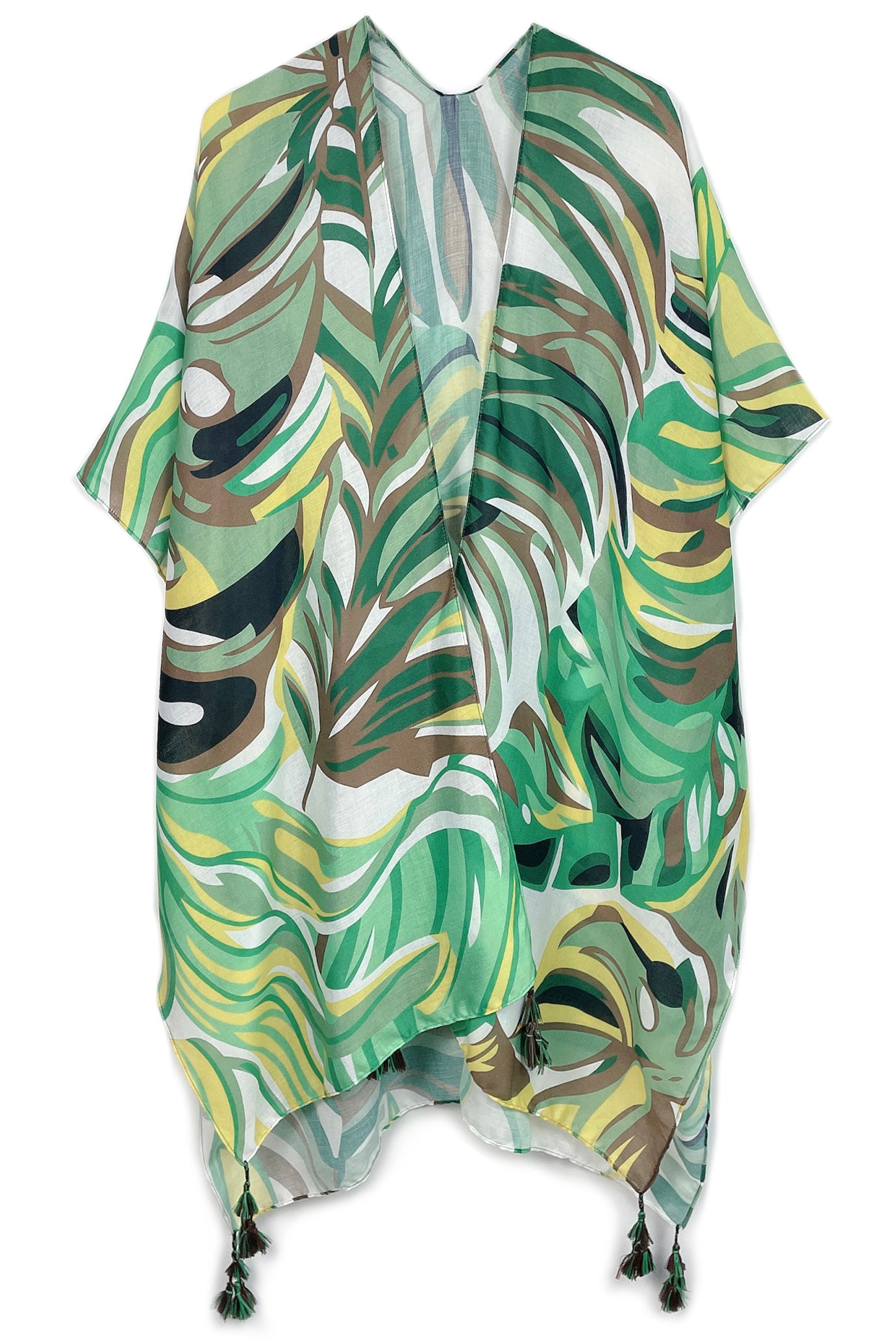 Tropical Print Kimono