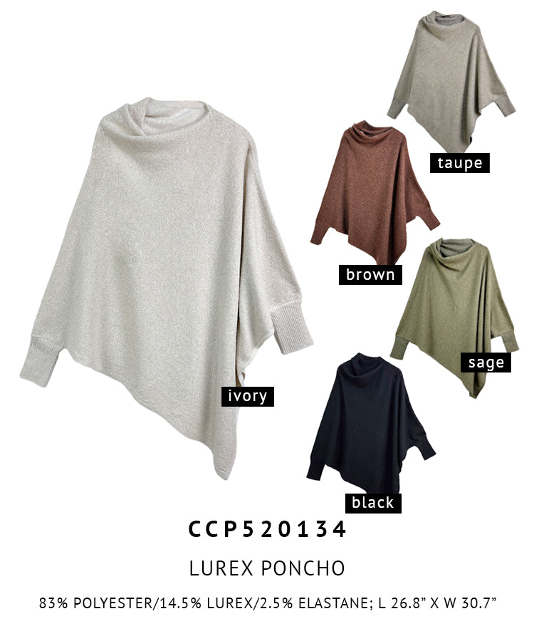 Lurex Poncho
