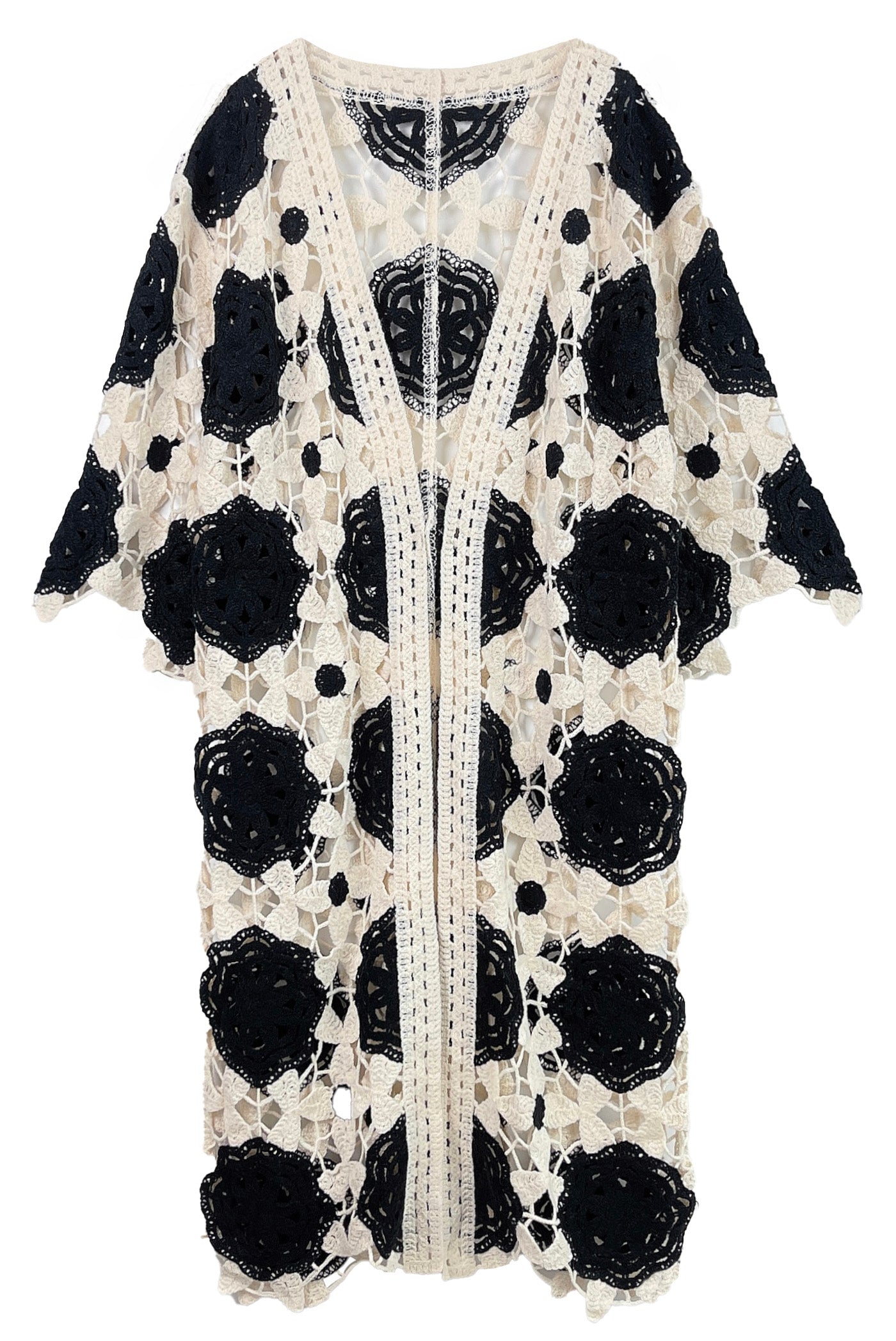 Flower Crochet Cardigan