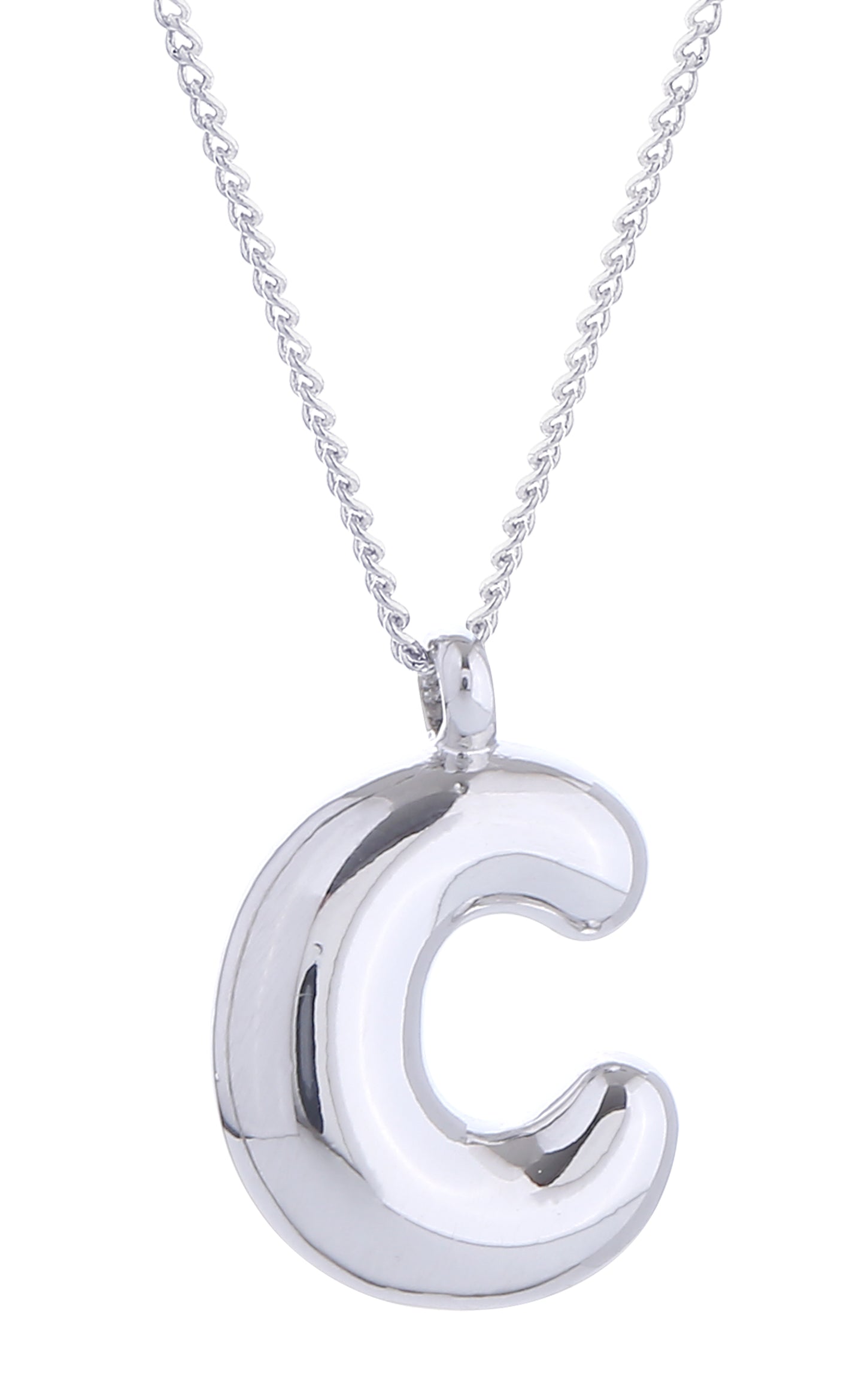 14K Gold Dipped Mini Bold Initial Necklace