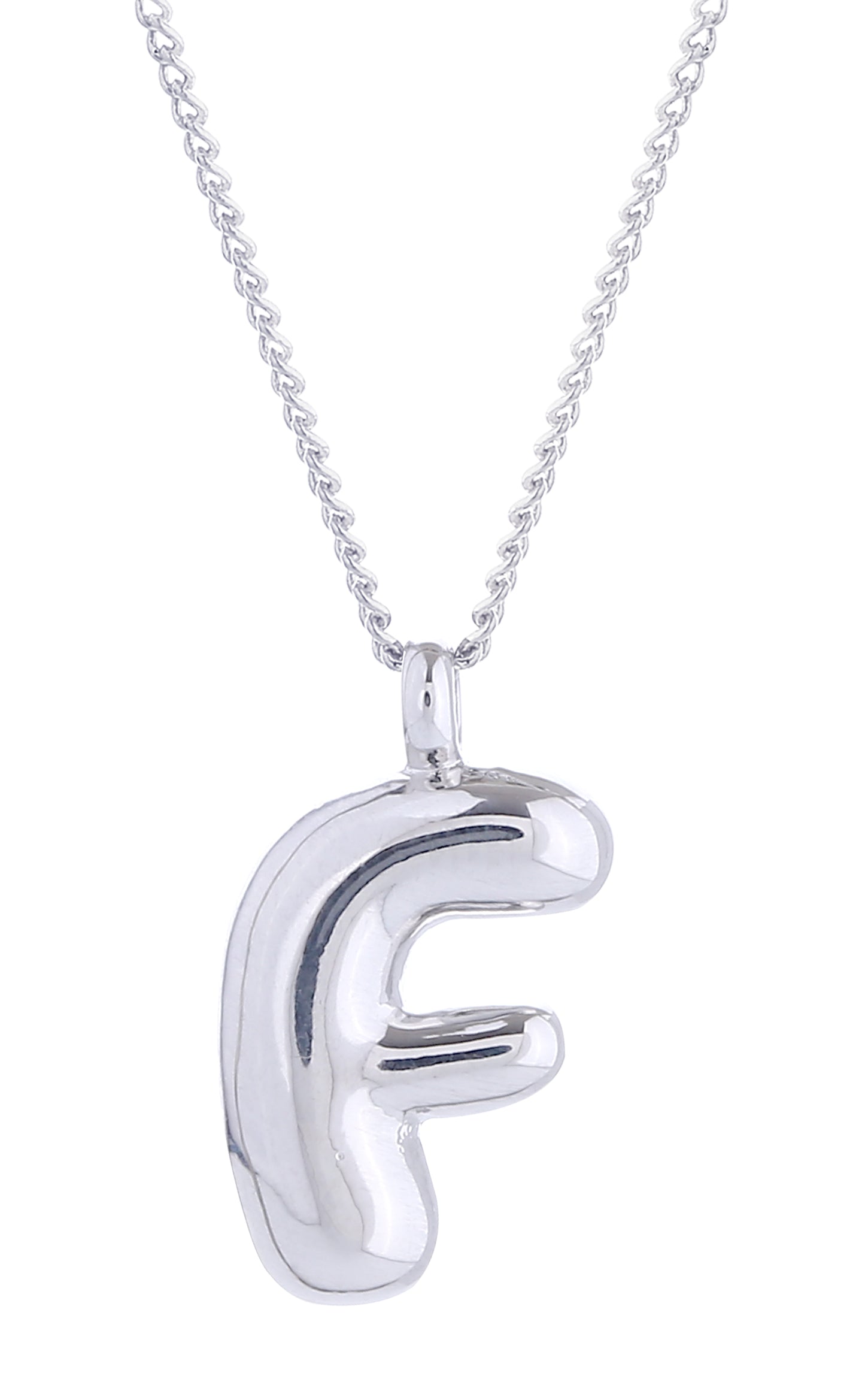 14K Gold Dipped Mini Bold Initial Necklace