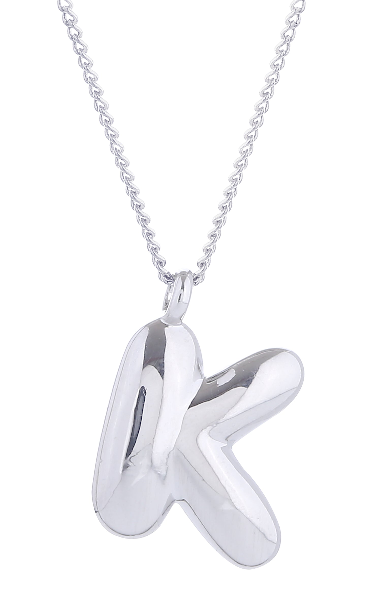 14K Gold Dipped Mini Bold Initial Necklace