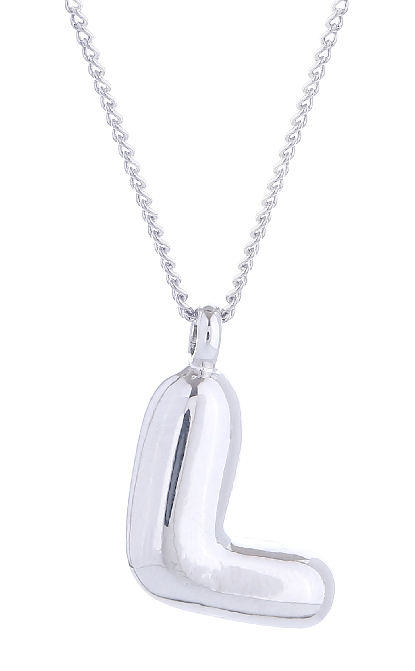 14K Gold Dipped Mini Bold Initial Necklace