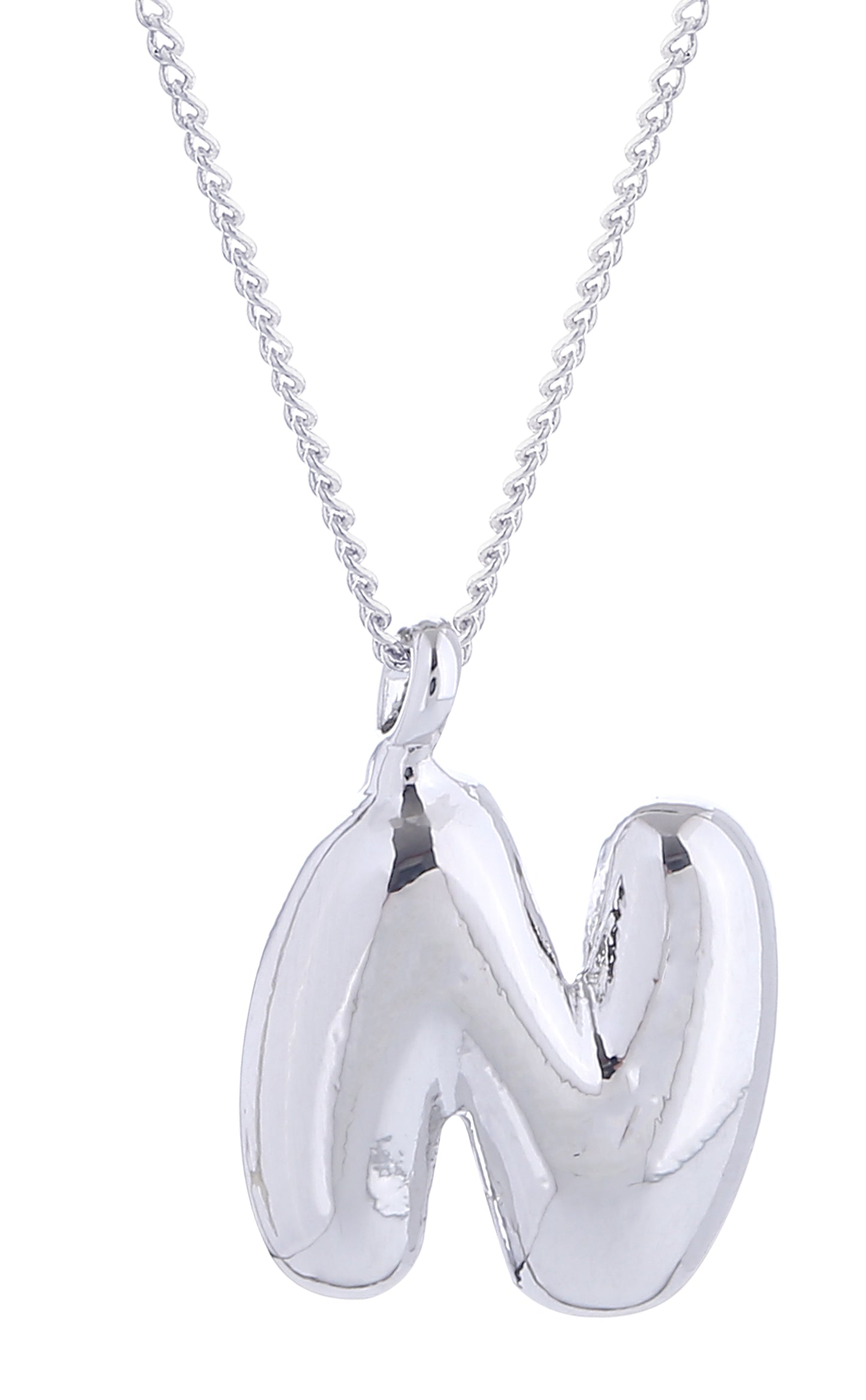 14K Gold Dipped Mini Bold Initial Necklace