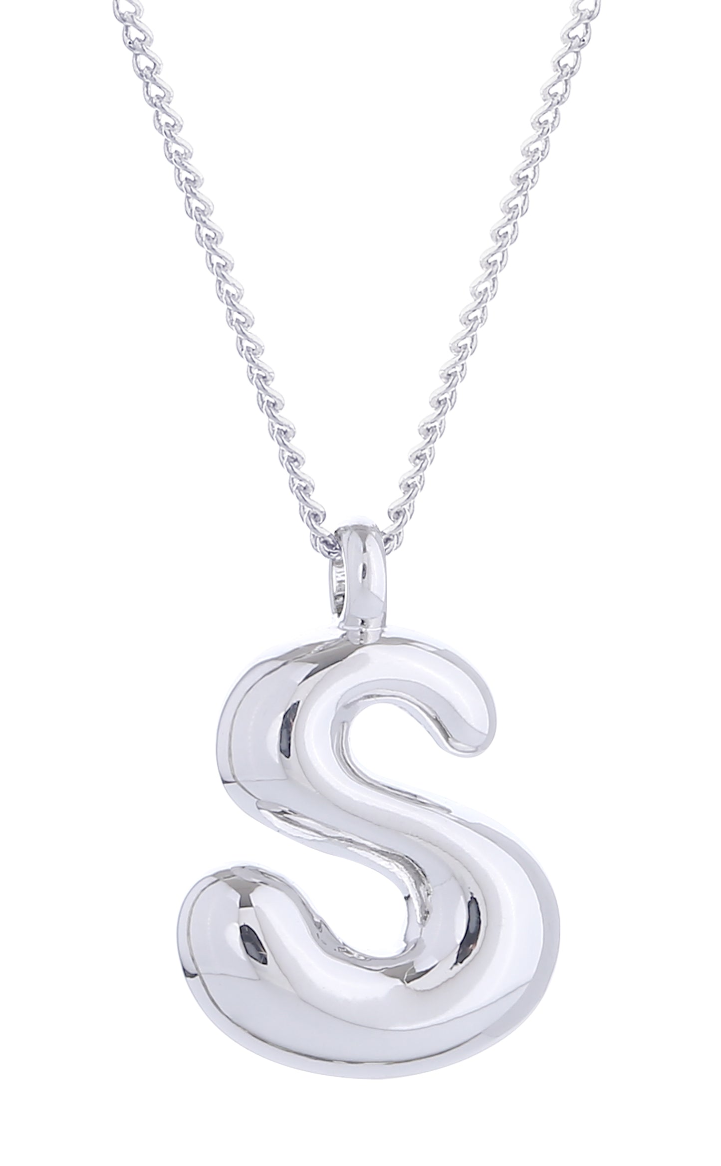 14K Gold Dipped Mini Bold Initial Necklace