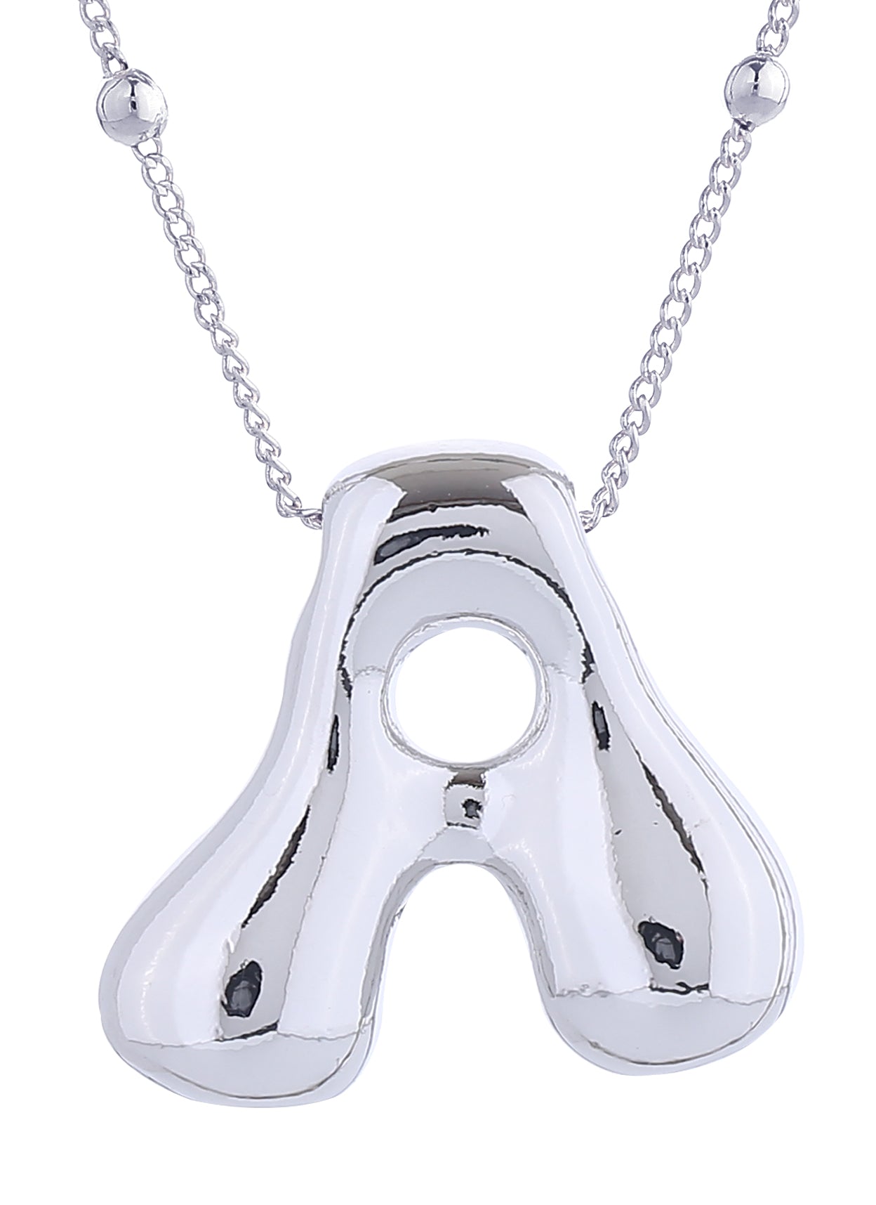 14K Gold Dipped Bold Initial Necklace