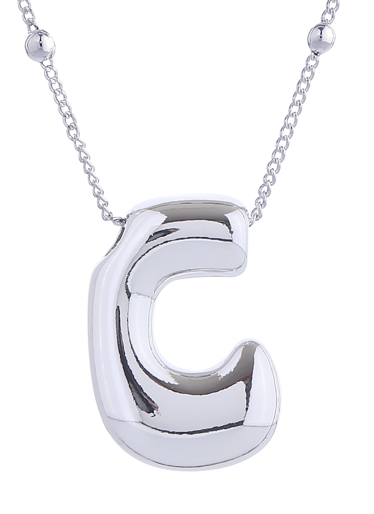 14K Gold Dipped Bold Initial Necklace