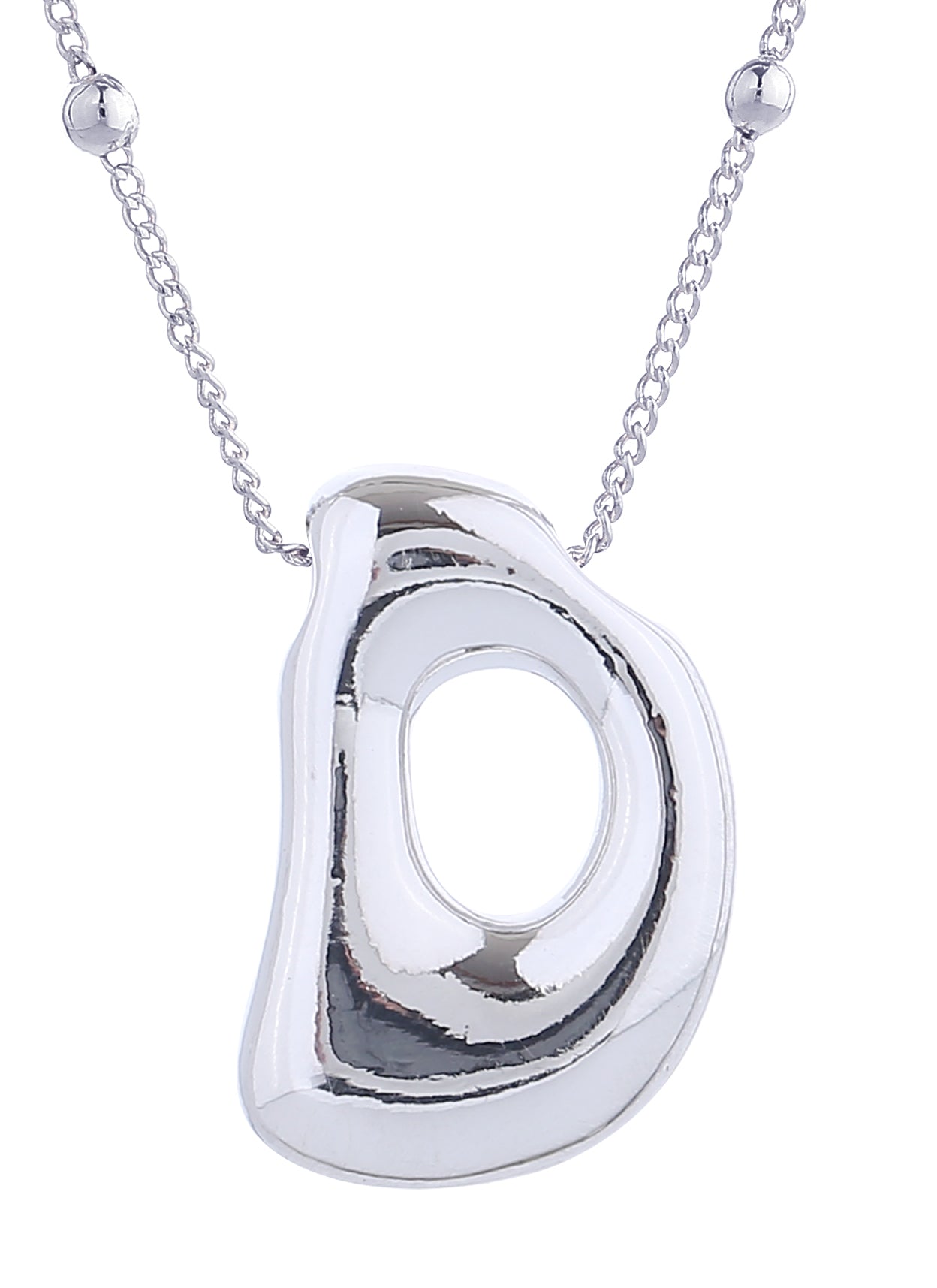 14K Gold Dipped Bold Initial Necklace
