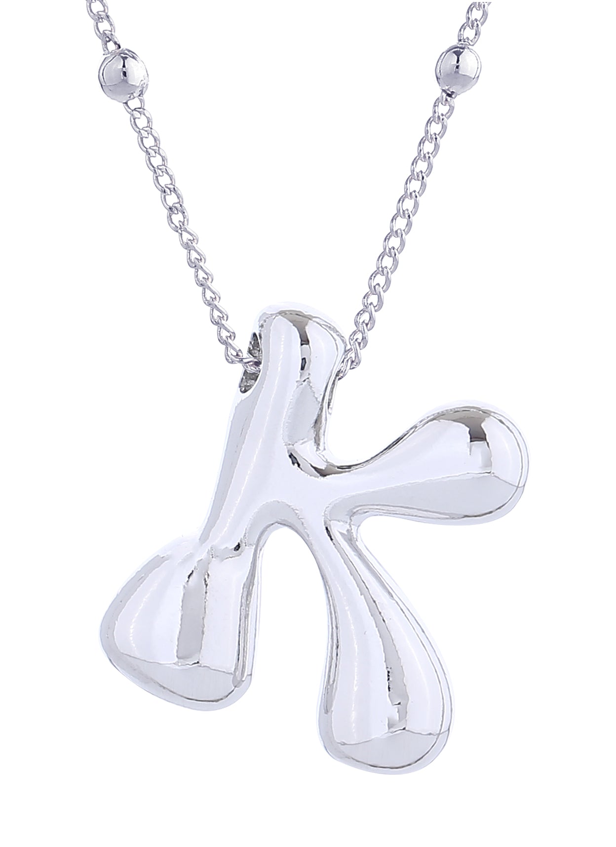14K Gold Dipped Bold Initial Necklace