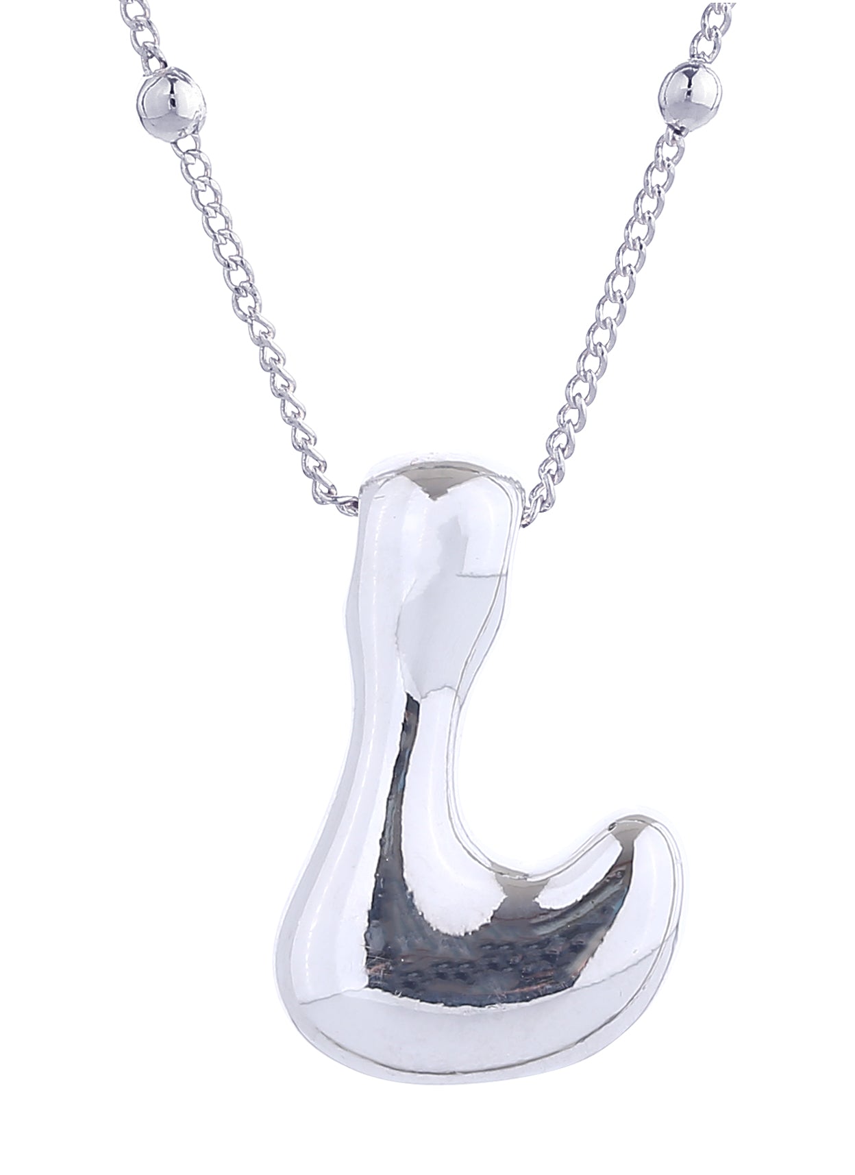 14K Gold Dipped Bold Initial Necklace