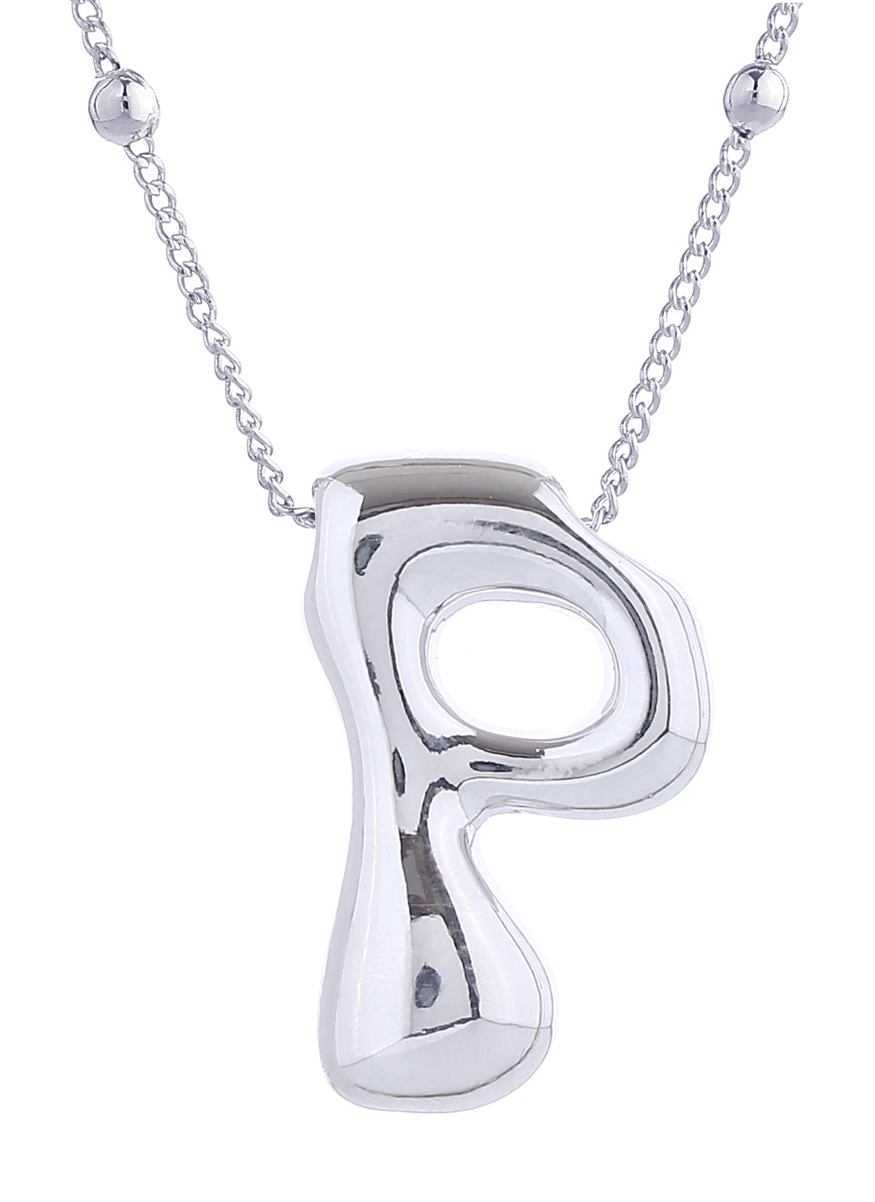 14K Gold Dipped Bold Initial Necklace