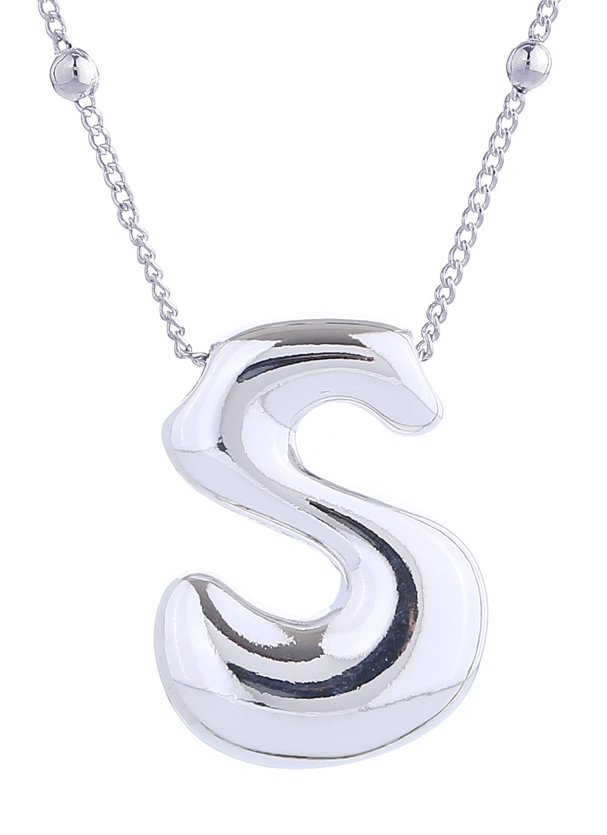 14K Gold Dipped Bold Initial Necklace