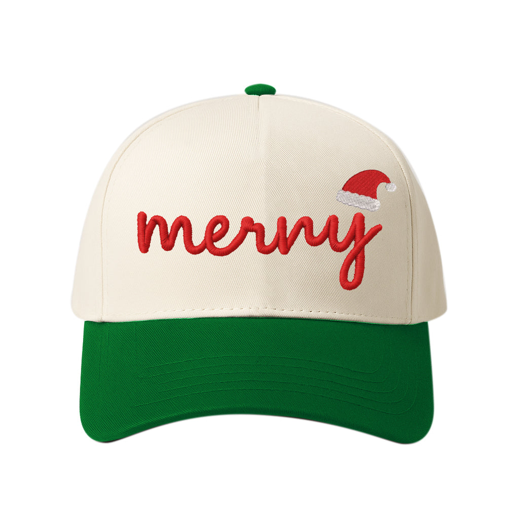 Merry Embroidery Baseball Cap