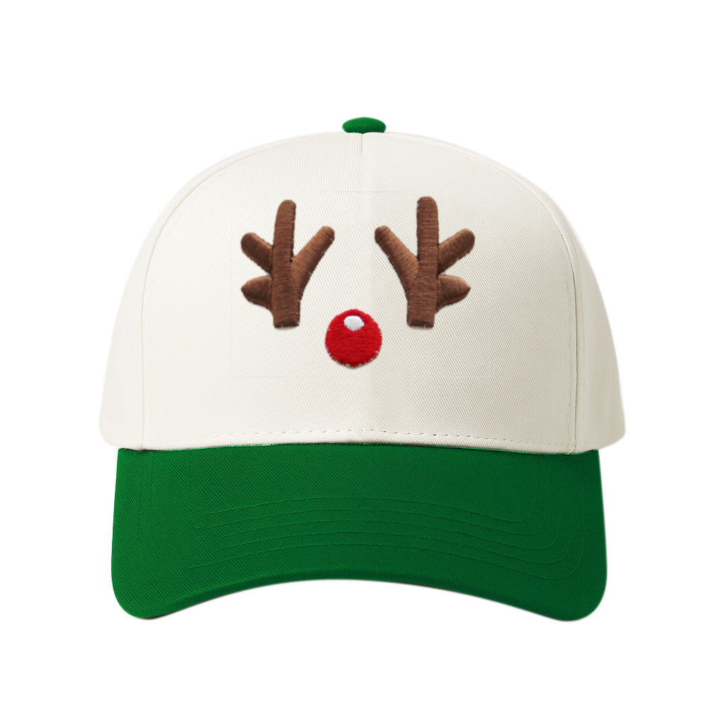 Reindeer Embroidery Baseball Cap