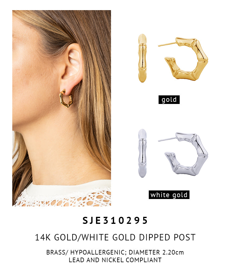 14K Gold Dipped Post