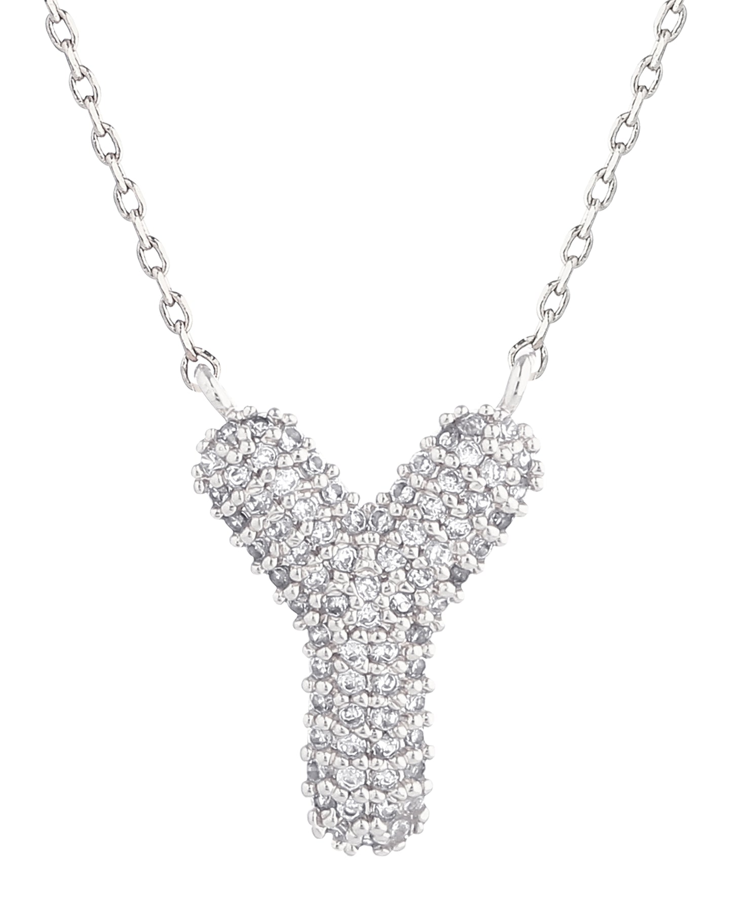 14K Gold Dipped Textured Initial Necklace