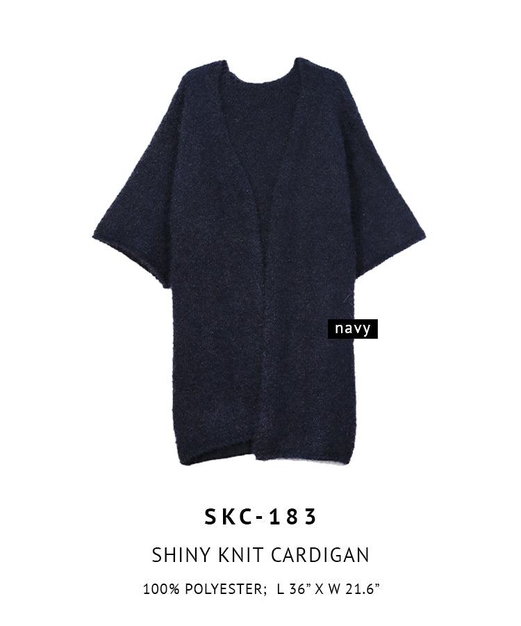 Shiny Knit Cardigan
