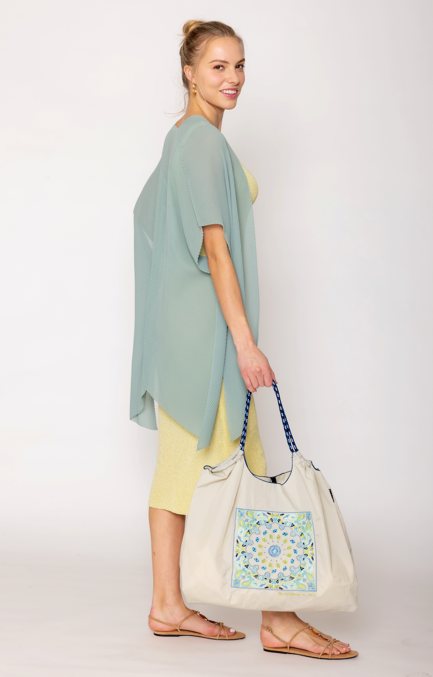 Paisley Pattern Rope Bag