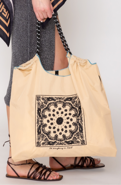 Paisley Pattern Rope Bag