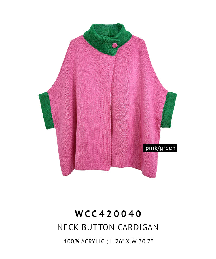 Neck Button Cardigan