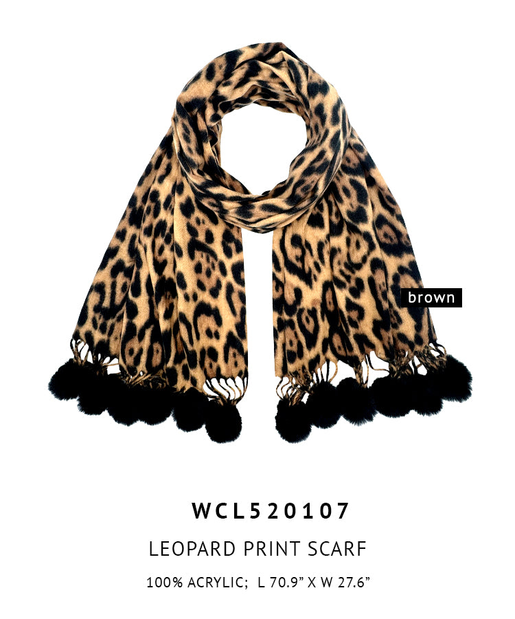Leopard Print Scarf
