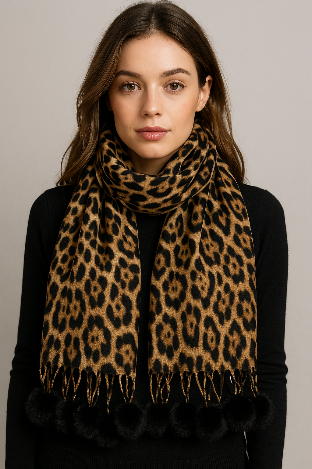 Leopard Print Scarf