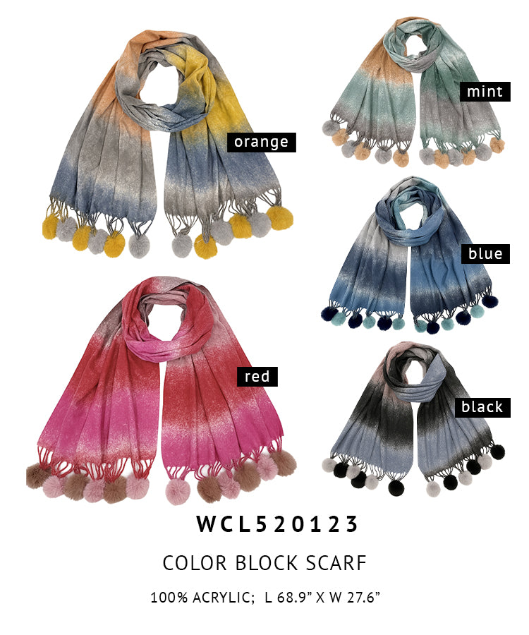Color Block Scarf