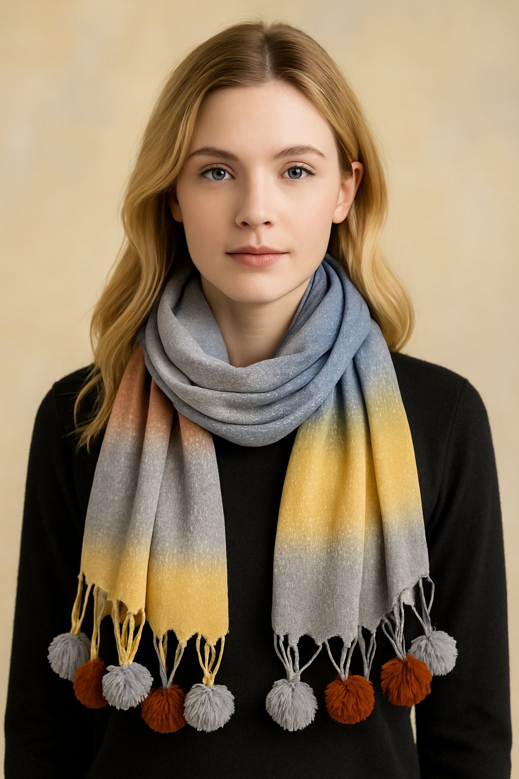 Color Block Scarf