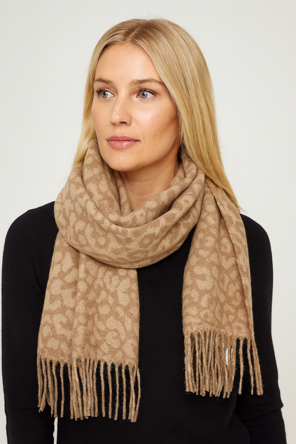 Leopard Print Scarf
