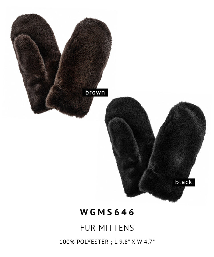 Fur Mittens
