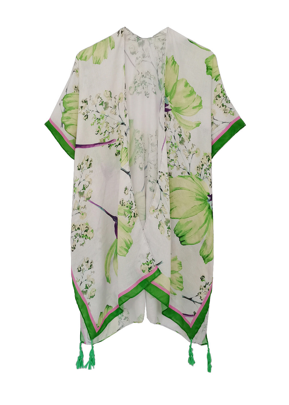 Floral Print Kimono