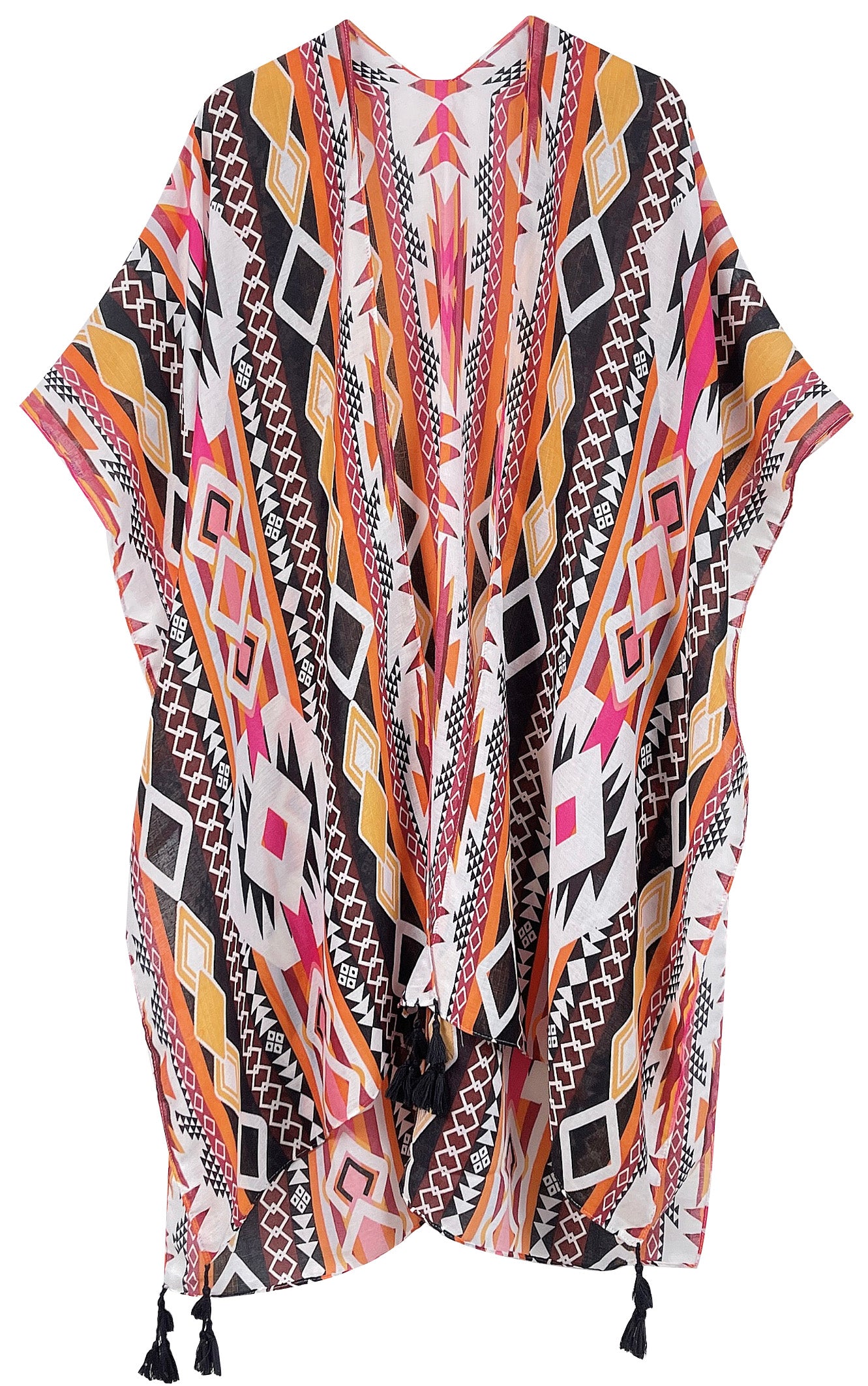 Aztec Print Kimono