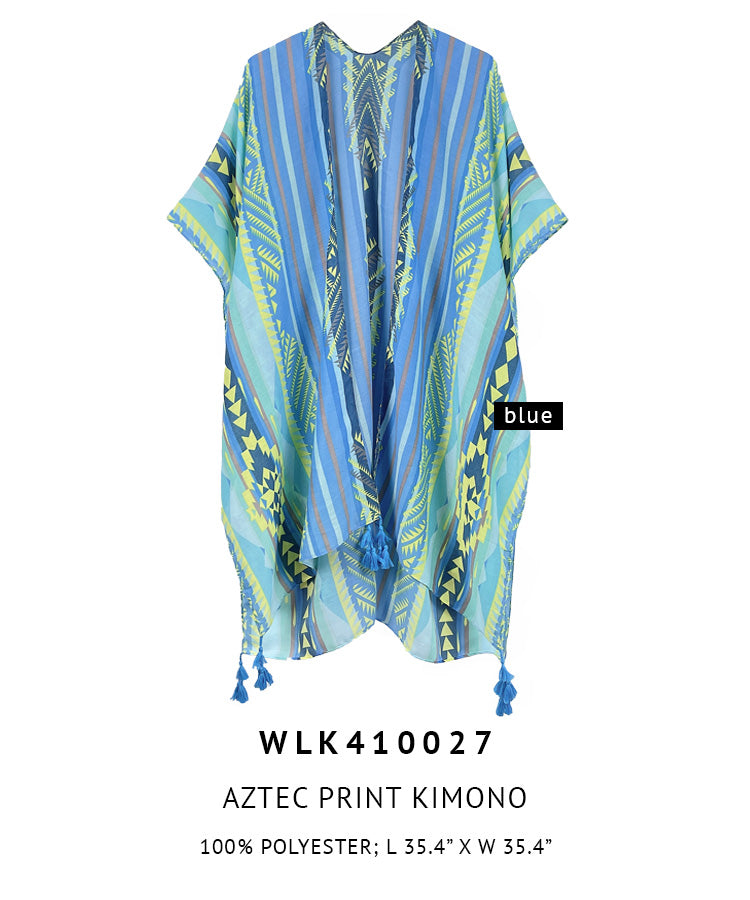 Aztec Print Kimono