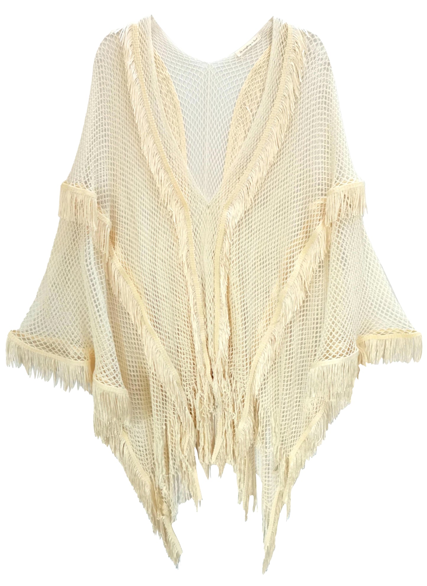 Lurex Tassel Kimono