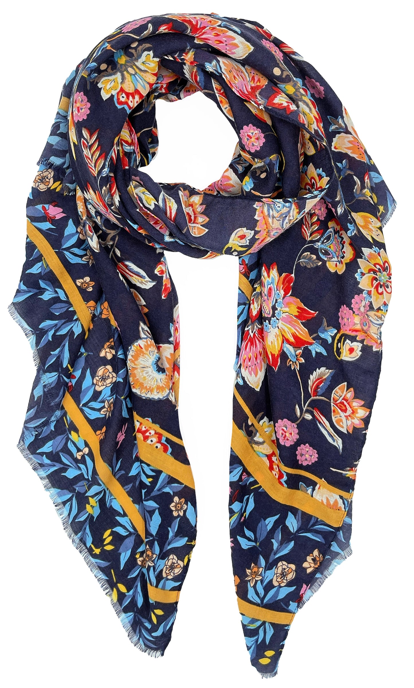 Floral Print Scarf