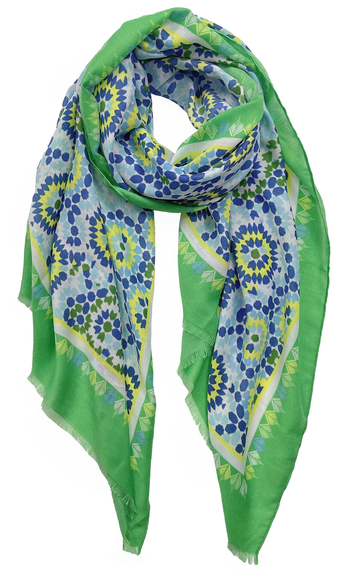 Tile Print Scarf