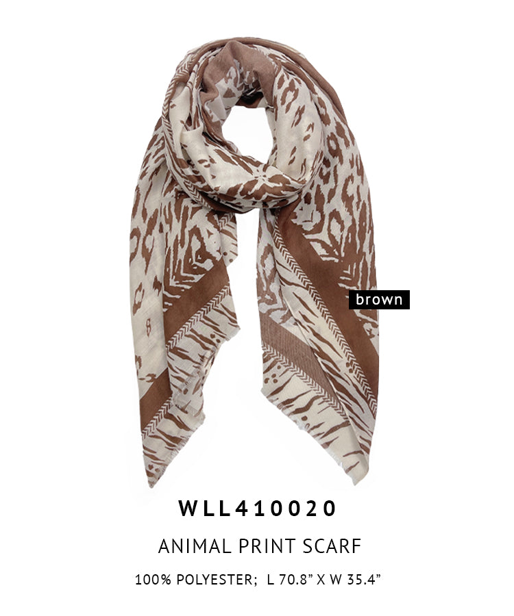 Animal Print Scarf