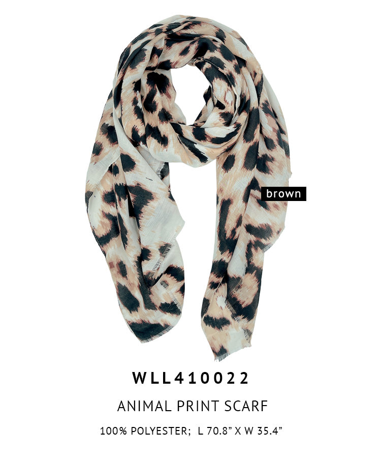 Animal Print Scarf