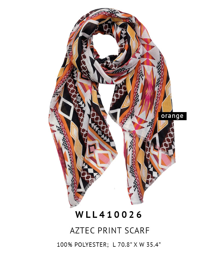 Aztec Print Scarf