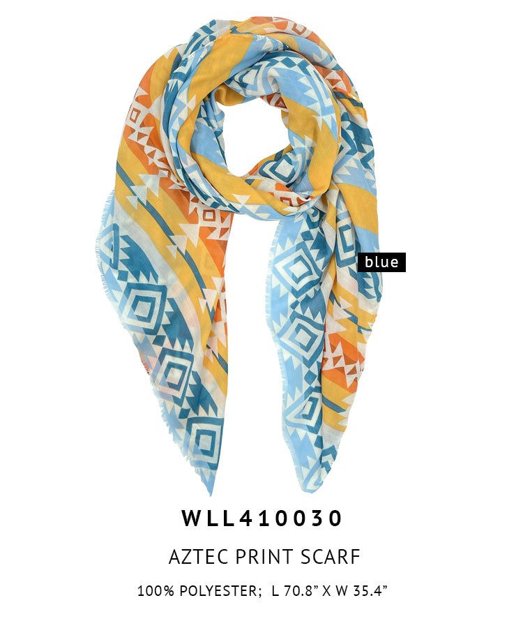 Aztec Print Scarf