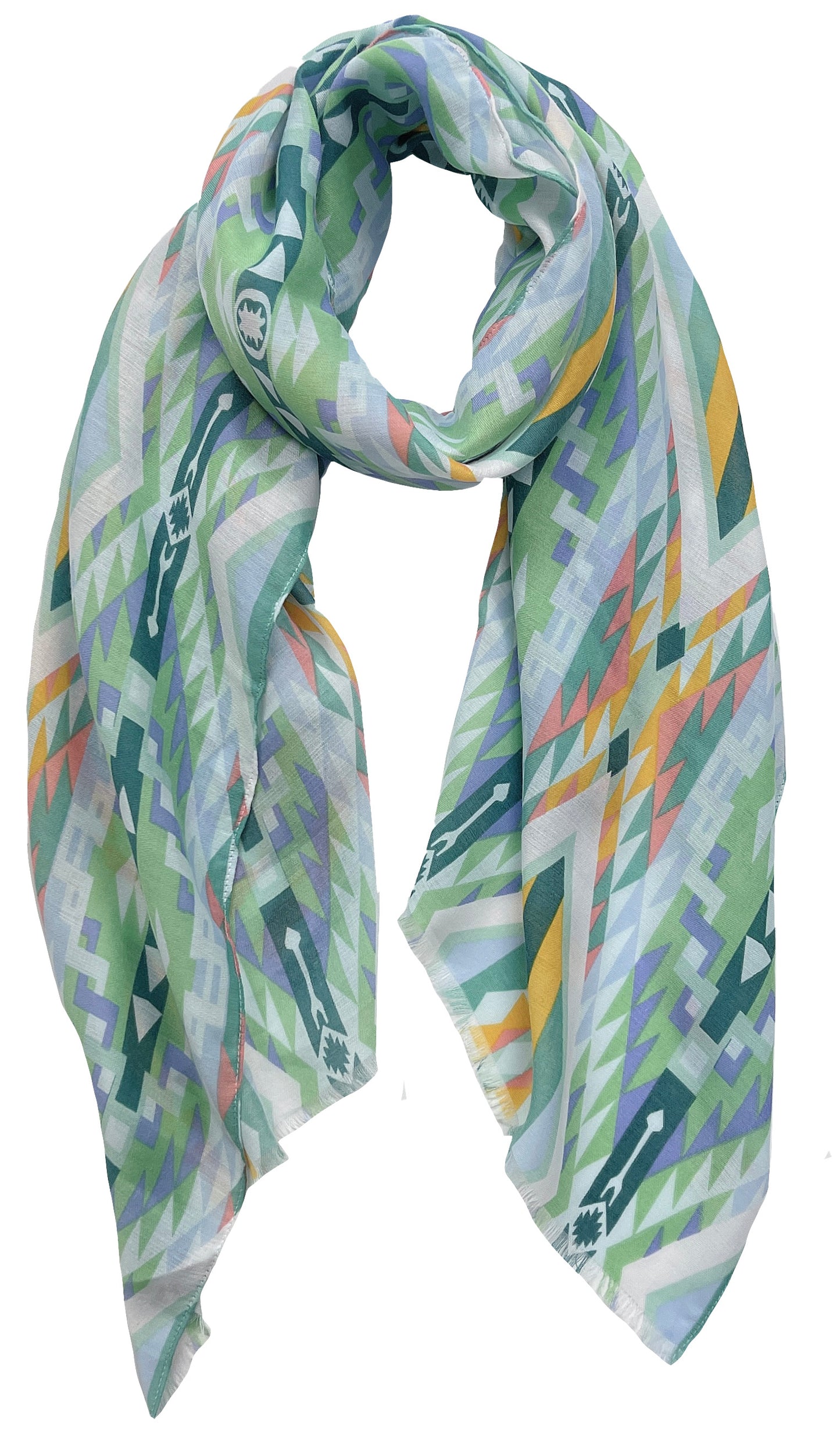 Aztec Print Scarf
