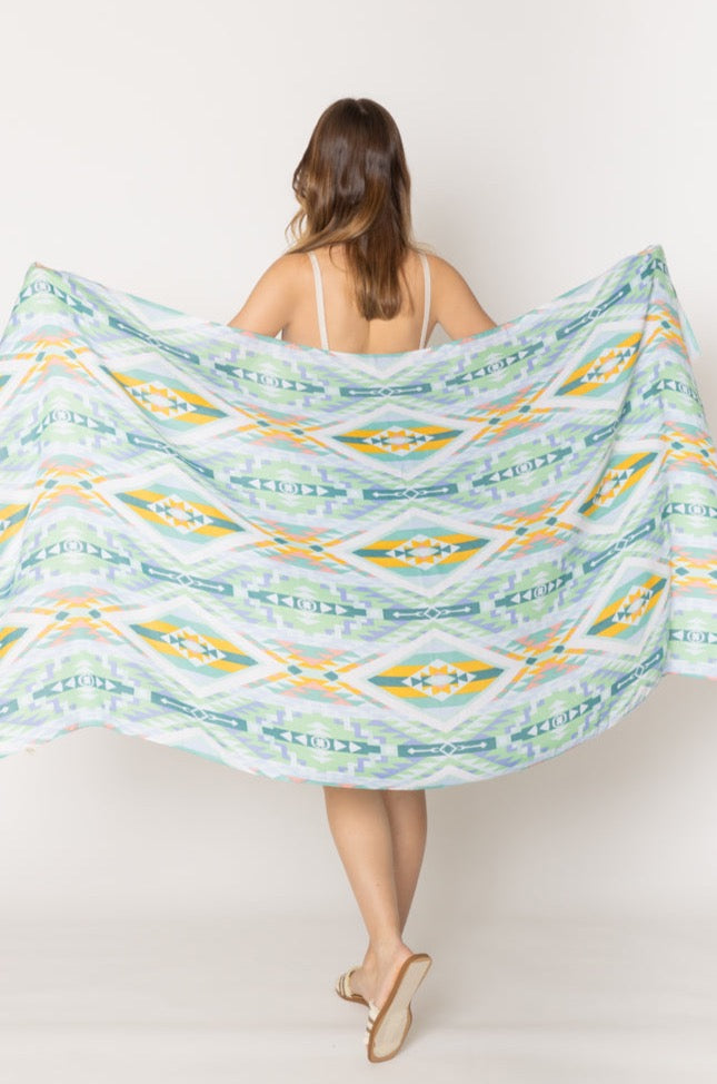 Aztec Print Scarf