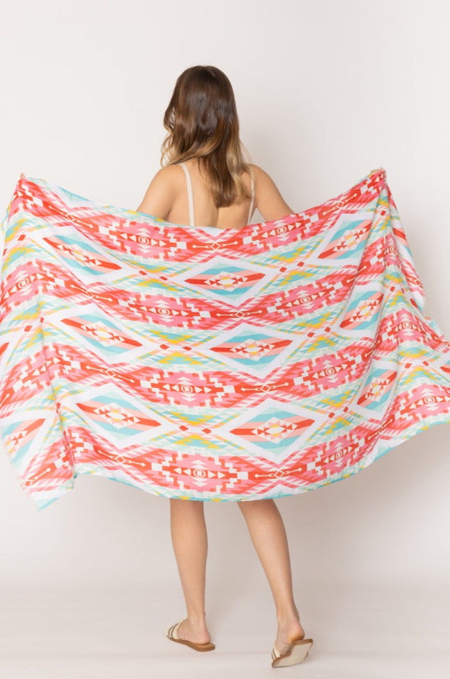 Aztec Print Scarf